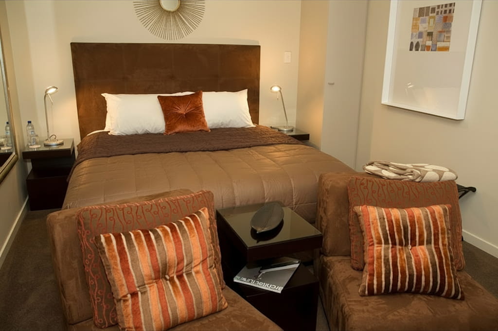 Executive Deluxe Studio suite interior at Terra Vive.